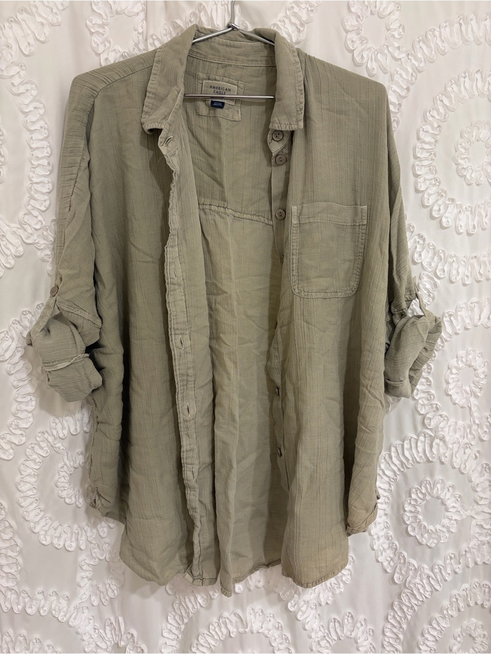 American Eagle Go Big Oversized Shirt